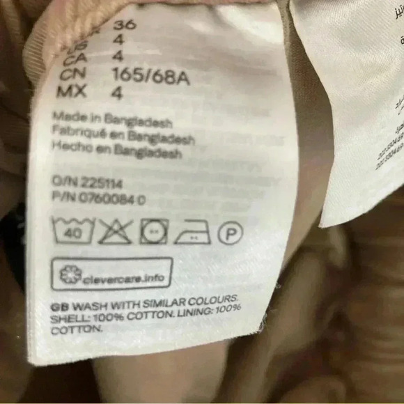 H&M Divided khaki Elastic Waist Joggers Size 4 - Picture 2 of 9